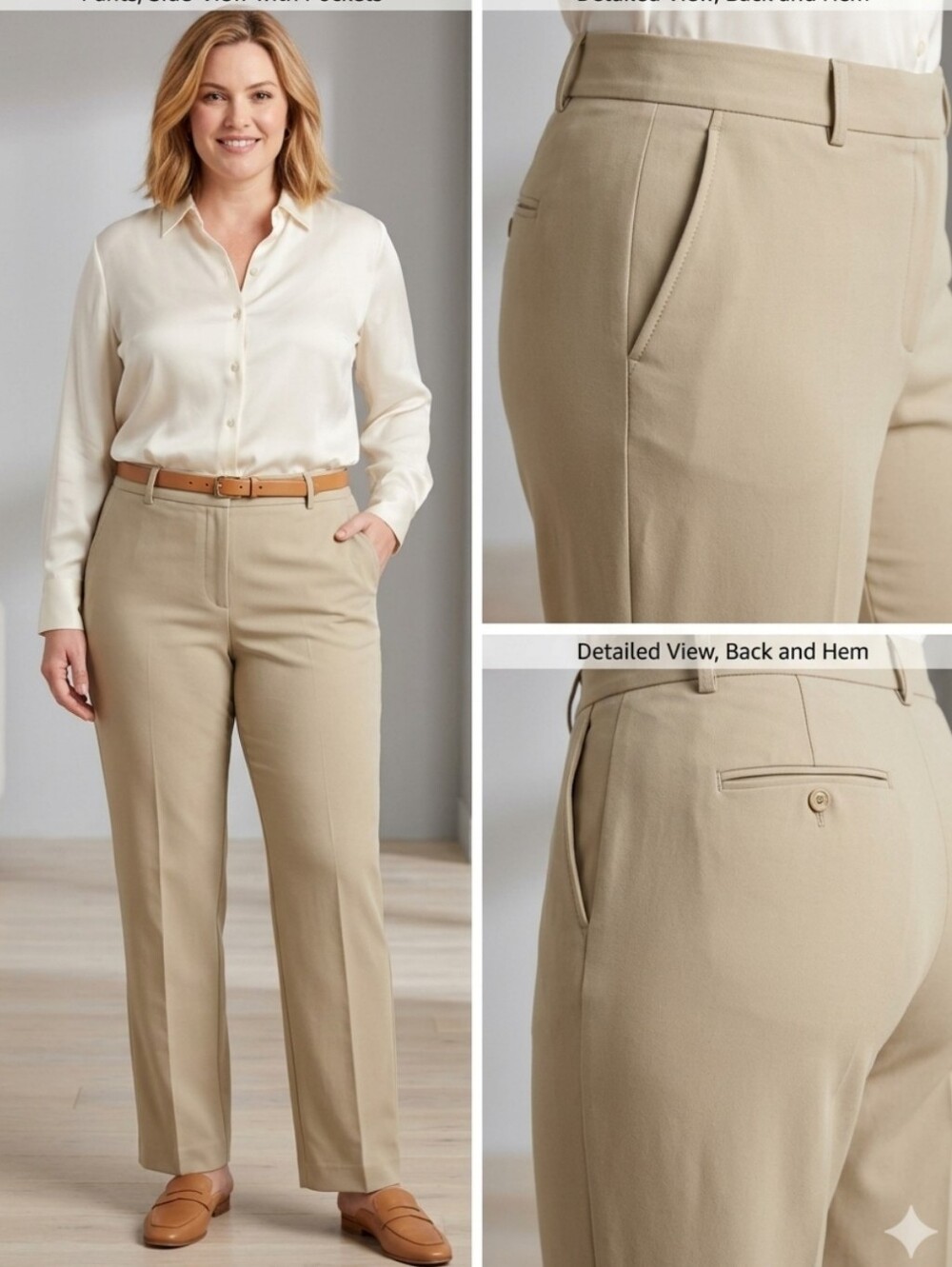 **WORTHINGTON NEW PANTS WITH POCKETS WAIST 23 INSEAM 31
